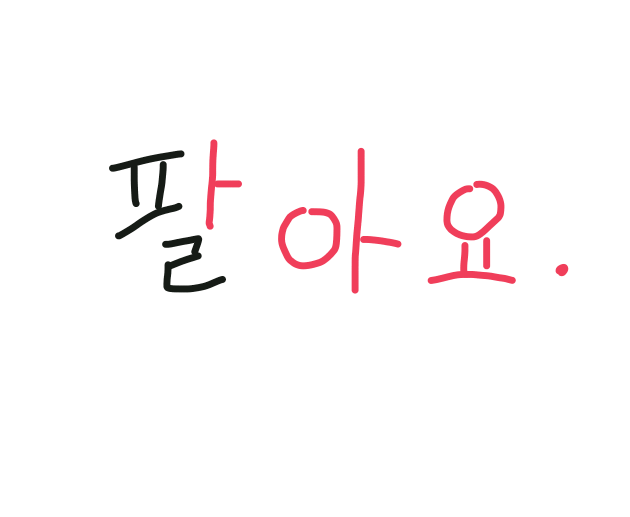 韓国語の動詞のアヨオヨ体の活用例